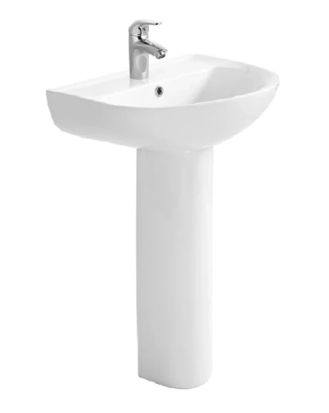 Раковина Акватек 55 см белая AQ5420-00 (детальная фотография), белые