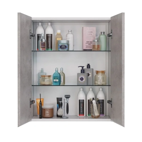 Шкаф подвесной Lemark Combi 60 см бетон LM03C60SH-Beton (детальная фотография), современные, hi-tech