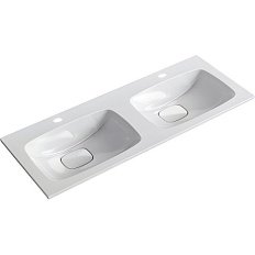 Раковина мебельная Aqwella Malaga Duet 120 см двойная