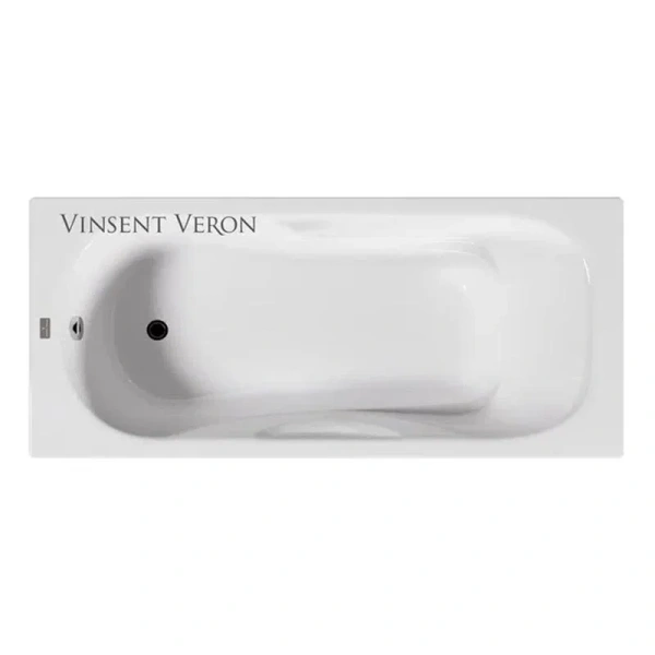 Чугунная ванна Vinsent Veron Aura VAU1707542, 170 x 75 см, цвет белый (детальная фотография)