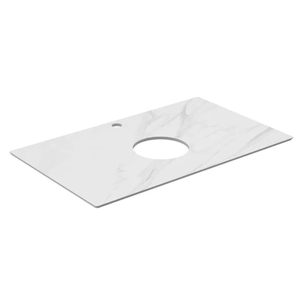 Столешница для накладных раковин Kerama Marazzi Plaza Classic 80 см Монте Тиберио натуральный PL1.SG507100R\80 (детальная фотография), нет в наличии