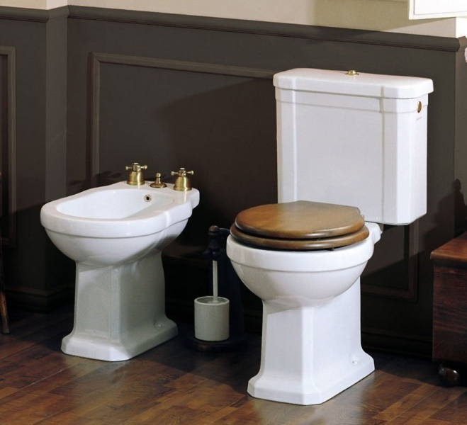 Унитаз Azzurra Guinone GIU100 с высоким бачком (детальная фотография), напольные