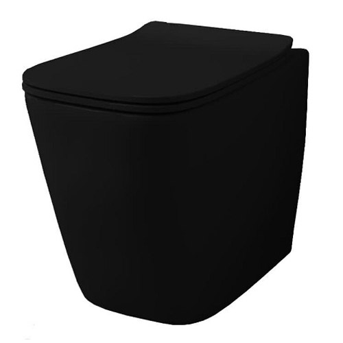 Чаша напольного унитаза, черная матовая, Artceram A16 ASV004 17 00 nero matt (детальная фотография)