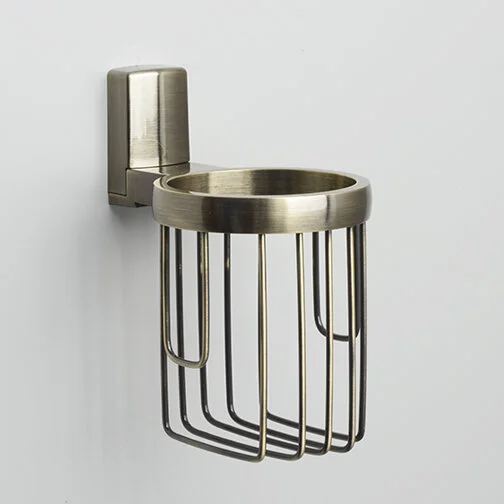 Держатель освежителя для ванной WasserKRAFT Exter светлая бронза K-5245 (детальная фотография), современные, hi-tech