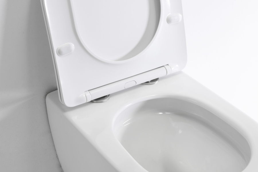 Унитаз подвесной Tece TECEspring R безободковый 9700998 (детальная фотография), современные, hi-tech, круглые