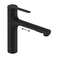 Смеситель для кухни Hansgrohe Zesis M33 черный матовый