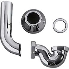 Наружный низкий сифон для ванны, цвет хром, Simas 120018 CR