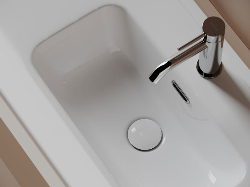 Раковина Ceramicanova Compact 120 см белая CN7028 (детальная фотография), белые