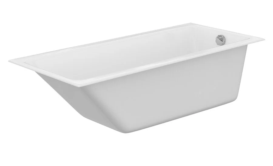 Ванна акриловая Cersanit Crea 170x75 см белая P-WP-CREA*170NL (детальная фотография)