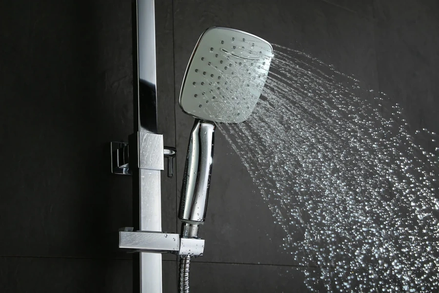 Душевая система для душа Lemark Tropic LM7005C (детальная фотография), рычажные