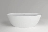 Ванна из искусственного камня Plumberia Selection Veloma, 180 х 80 см, белый матовый, VELOMA 180BO