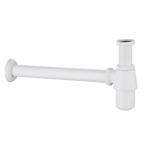 Сифон для раковины Abber Bequem белый матовый - фото 3