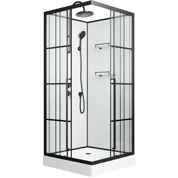 Душевая кабина Niagara Standart 100х100 см правая ST100/15QR/KL/BKT (детальная фотография)
