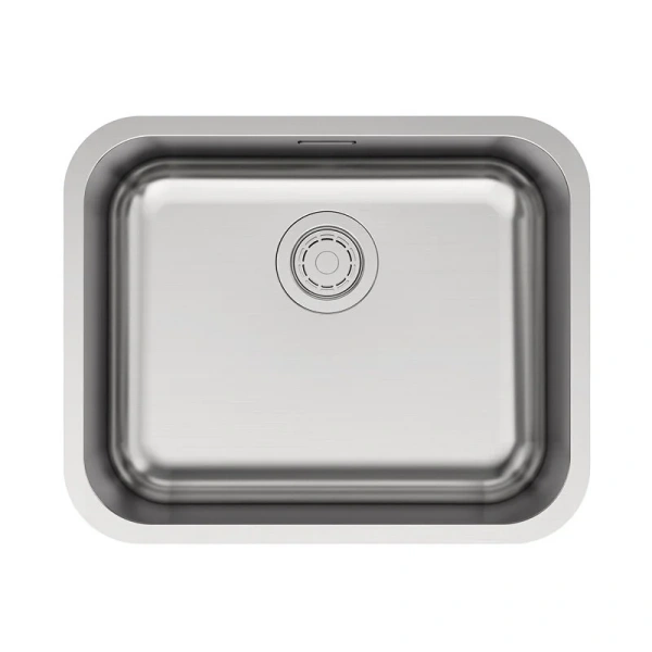 Мойка для кухни Paulmark Vello 53 см нержавеющая сталь VE53-BS (детальная фотография)