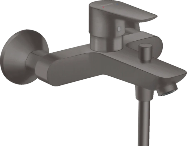 Смеситель для ванны Hansgrohe Talis E шлифованный черный хром 71740340 (детальная фотография)