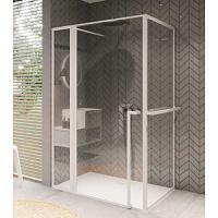 Душевой уголок белый Riho Grid GD203 110x100 см