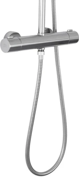 Душевая стойка Paffoni Birillo Cold с термостатом ZCOL643CR (детальная фотография), с тропическим душем