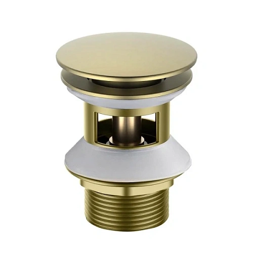 Донный клапан Акватек золото шлифованное - фото 4