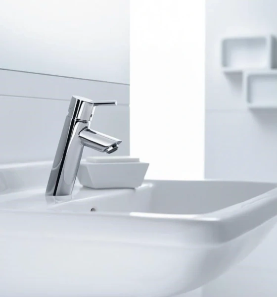 Смеситель для раковины Hansgrohe Talis 32040000 (детальная фотография), современные, hi-tech
