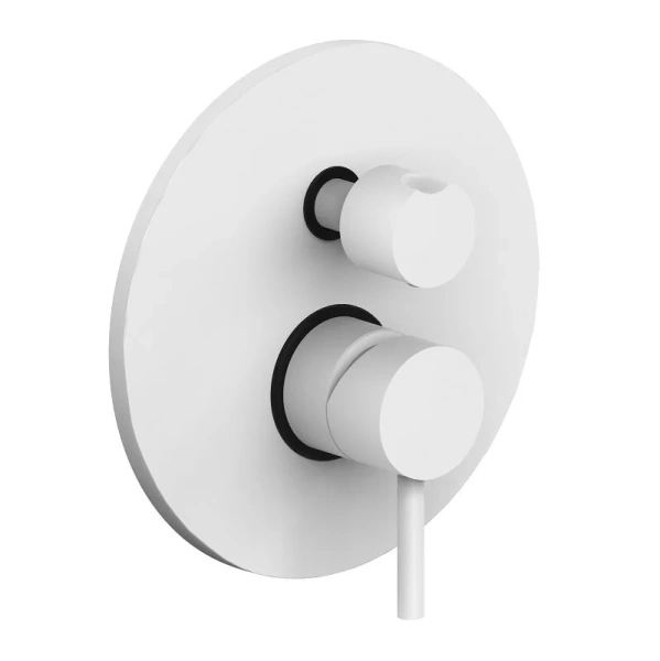 Смеситель для душа Paffoni Light белый матовый LIG018BO (детальная фотография)