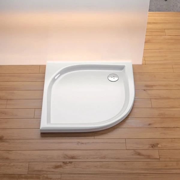 Душевой поддон Ravak Elipso 100 (детальная фотография), низкие до 15 см, средние от 15 до 30 см