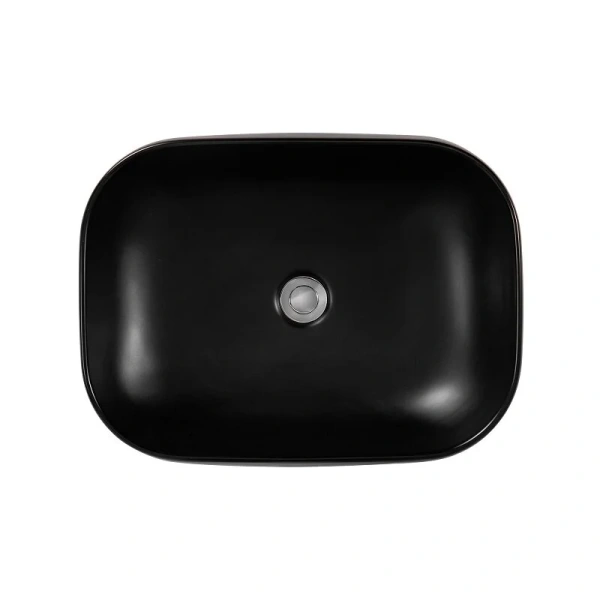 Раковина Акватек 56 см черная матовая AQ5526-MB (детальная фотография), черные