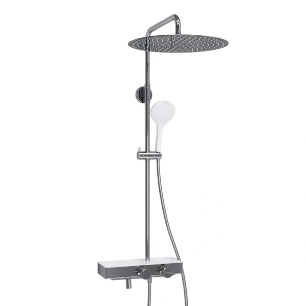 Душевая стойка WasserKRAFT Aller хром A113.117.155.CH Thermo (детальная фотография)