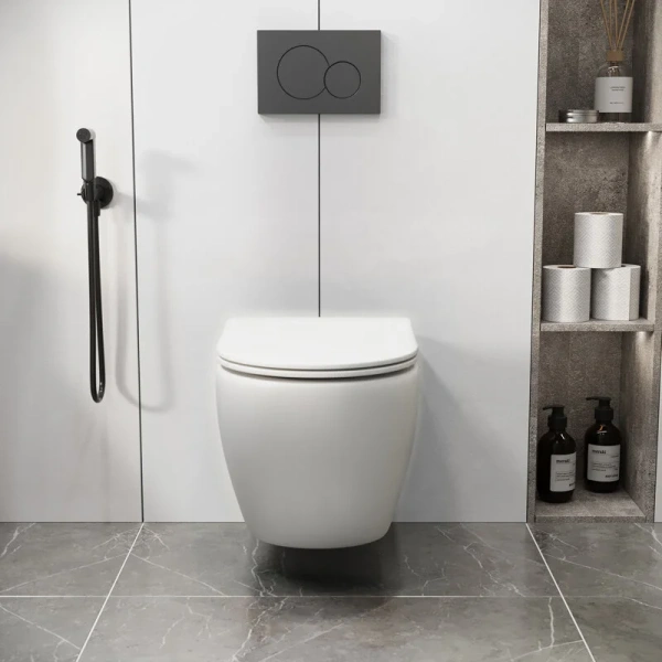 Унитаз подвесной Grossman Color белый матовый GR-4411MS (детальная фотография), по запросу