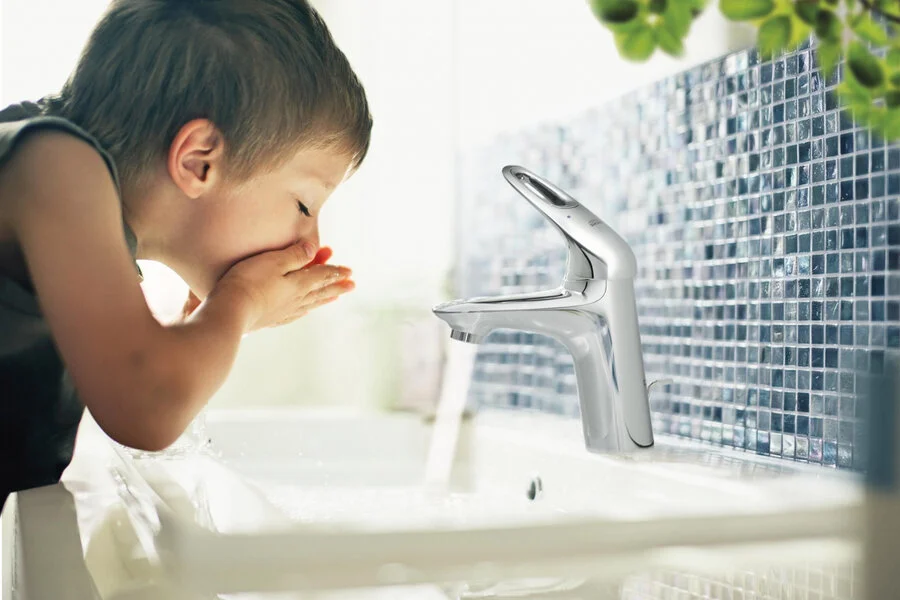 Смеситель для раковины Grohe Eurostyle 23564003 (детальная фотография), хром