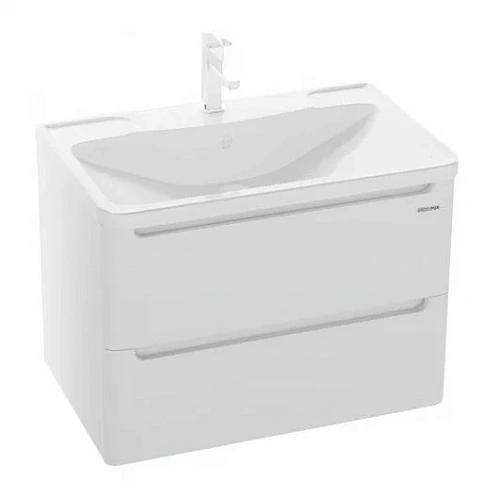 Тумба под раковину подвесная Grossman Адель 69 см белая - фото 1