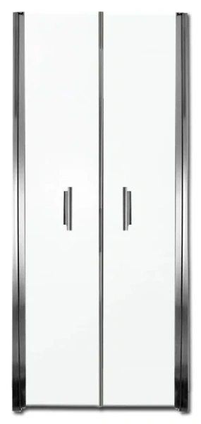 Душевая дверь Jacob Delafon Contra 80 см хром двустворчатая E22B80-GA (детальная фотография)