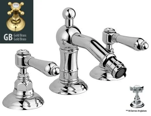 Смеситель для биде, тусклое золото, Nicolazzi D.Anglaises 1415GB18 (детальная фотография)