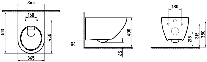 Унитаз с инсталляцией BERGES Puma кнопка хром/белая 043270 (детальная фотография), нет в наличии index_4