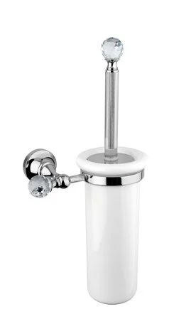 Ёршик Cezares Olimp золото 24 карат, с кристаллом Swarovski OLIMP-TB-03/24-Sw (детальная фотография), классические, ретро, с кристаллами swarovski