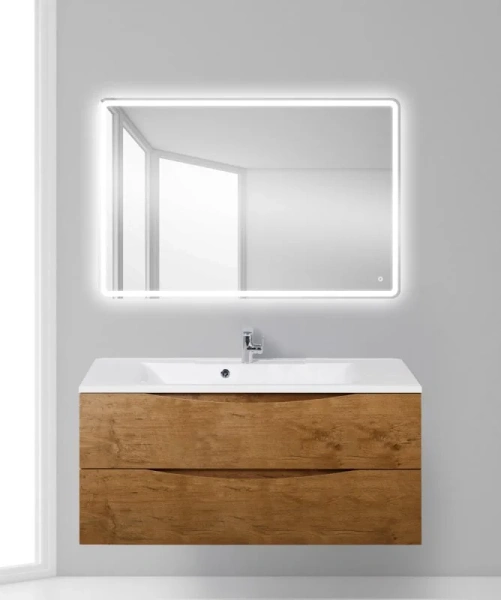 Тумба под раковину подвесная BelBagno Marino 110 см rovere nature MARINO-1100-2C-SO-RN-P (детальная фотография)