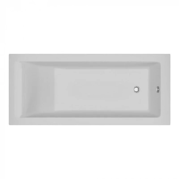 Ванна из литьевого мрамора Delice Diapason 170x80 см белая DLR330007 (детальная фотография), современныe, hi-tech