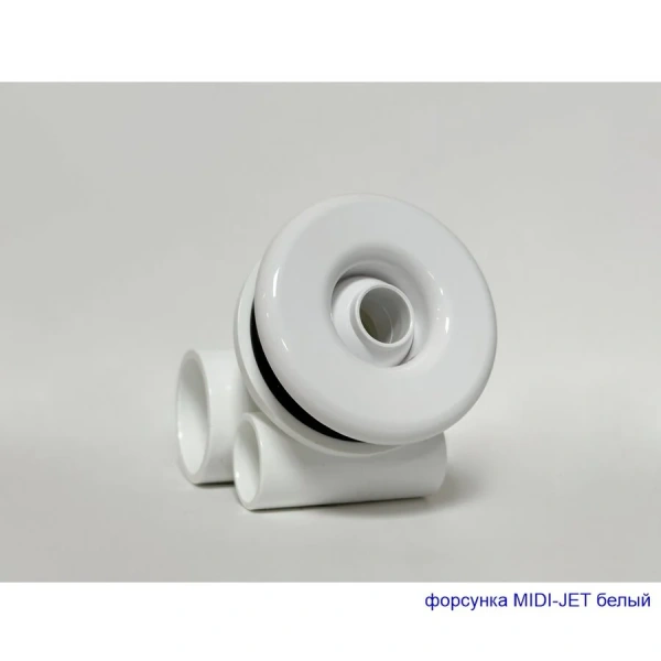 Ванна акриловая гидромассажная Whitecross Vibe 0105.180075.100.SOFT.WH, 180 x 75 см, белая, форсунки белые (детальная фотография), приставные, встраиваемые