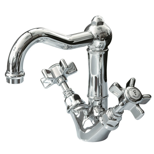 Смеситель для раковины, латунь, Nicolazzi Half Dome Crystal 1432OG93 (детальная фотография)