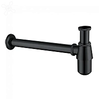 Сифон для раковины Abber Bequem черный матовый