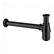 Сифон для раковины Abber Bequem черный матовый