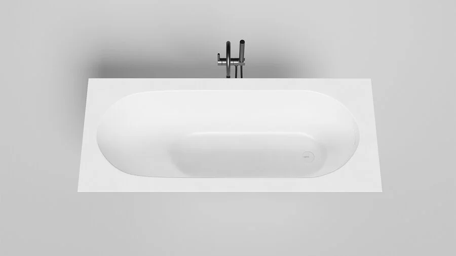 Ванна из искусственного камня Salini Ornella Kit 160x70 см белый матовый 102416M (детальная фотография)