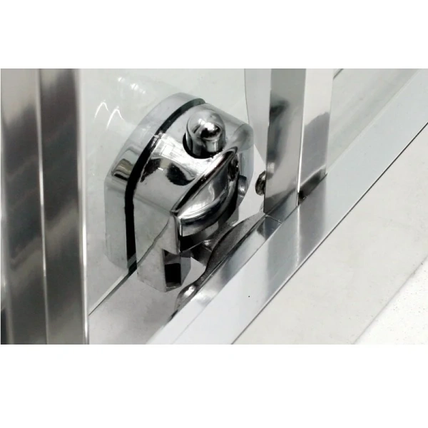 Душевой уголок BelBagno Due 90x90 см стекло рифленое DUE-R-2-90-P-Cr (детальная фотография), современные, hi-tech