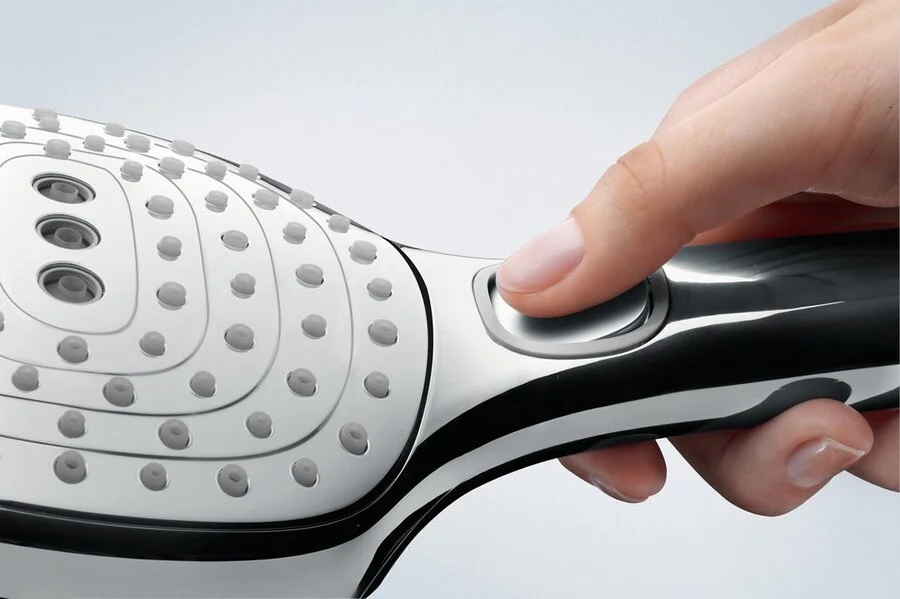Лейка для душа Hansgrohe Raindance Select E черная матовая 26520670 (детальная фотография), душевые лейки
