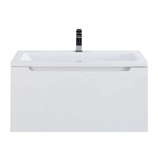 Тумба под раковину подвесная BelBagno Etna 80 см bianco lucido