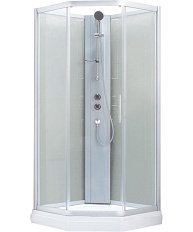 Душевая кабина RGW Andaman 2819 100х100 см профиль матовый хром