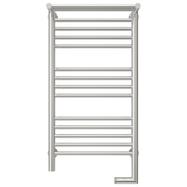 Полотенцесушитель электрический правый, с полкой цвет без покрытия Сунержа Богема 2.0 800х400 00-5207-8040 (детальная фотография), по запросу