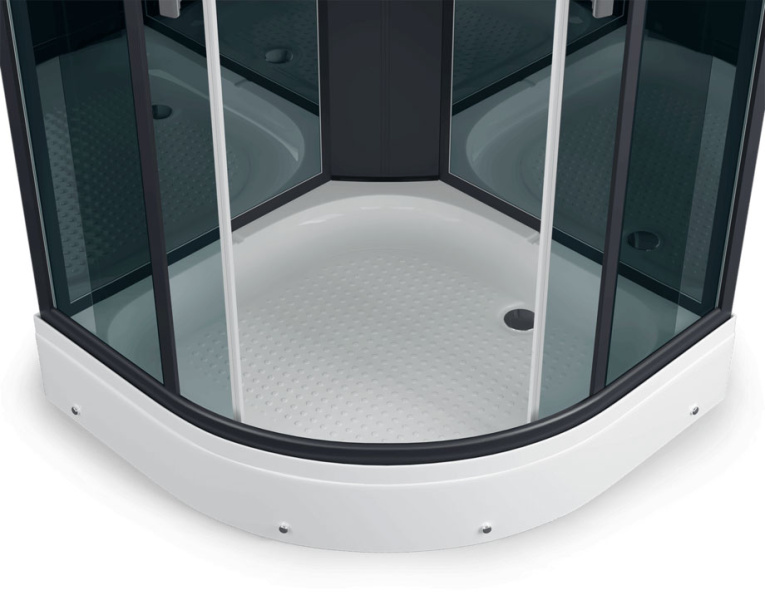 Душевая кабина Erlit Eclipse 90x90 см стекло тонированное ER5709P-C24 (детальная фотография), 90х90