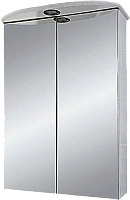 Зеркальный шкаф с подсветкой Misty Мимоза 50 см белый