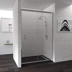 Душевая дверь, стекло прозрачное, RGW Passage