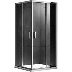 Душевой уголок Gemy Victoria 100х90 см профиль хром
